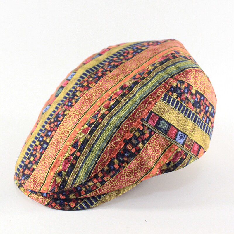 新疆民族民族风风帽子女头饰夏日贝雷帽少数民族帽子帽子