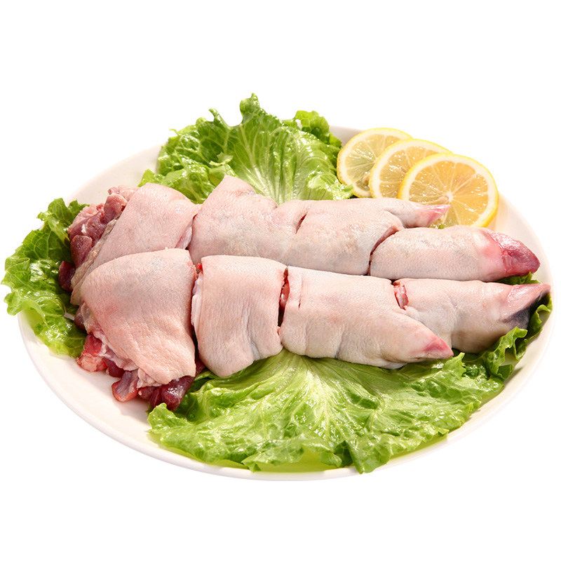 老兵山地散养黑猪猪肉新鲜猪爪生猪蹄农家猪手生猪肉