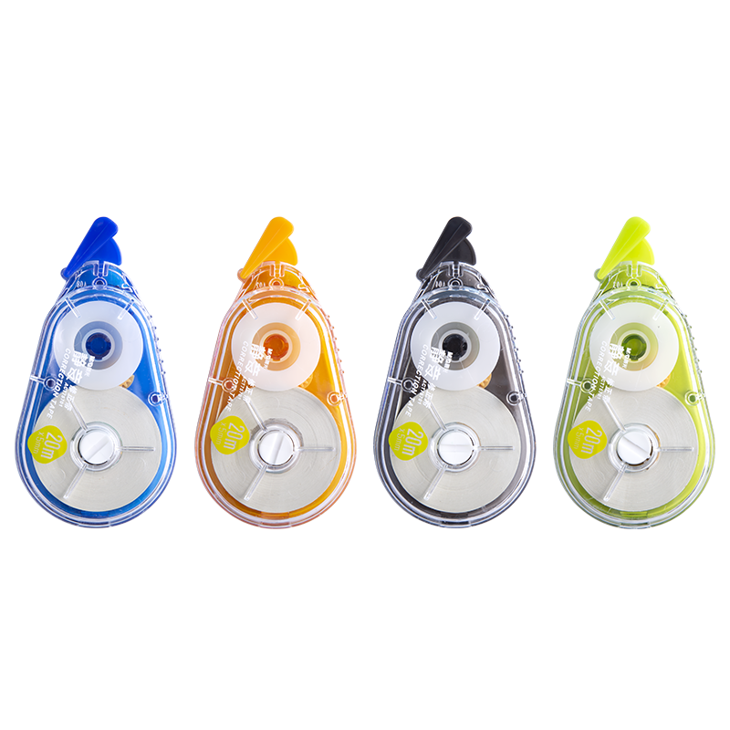 修正新品晨光文具20米不断带膜静音省力顺滑修正带