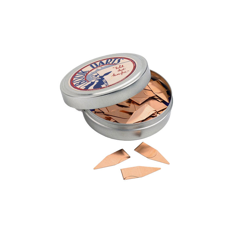 官方授权包邮进口美国bookdarts飞镖书签阅读金属读书创意可爱铜