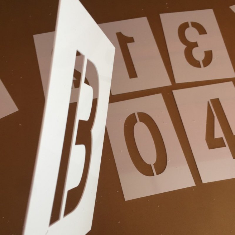 a车牌放大号喷漆模板数字0-9字母a-z汽车货车年检牌照喷号镂空模