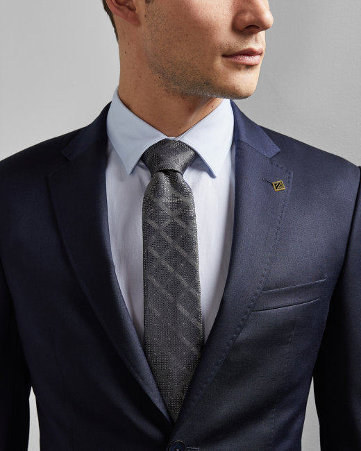 新款尖货出口英国真丝刺绣男士正装领带