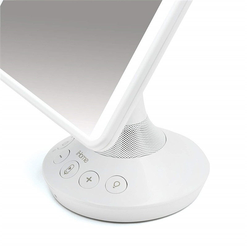 蓝牙ihome女士led梳妆内置麦克免提电话音箱无线