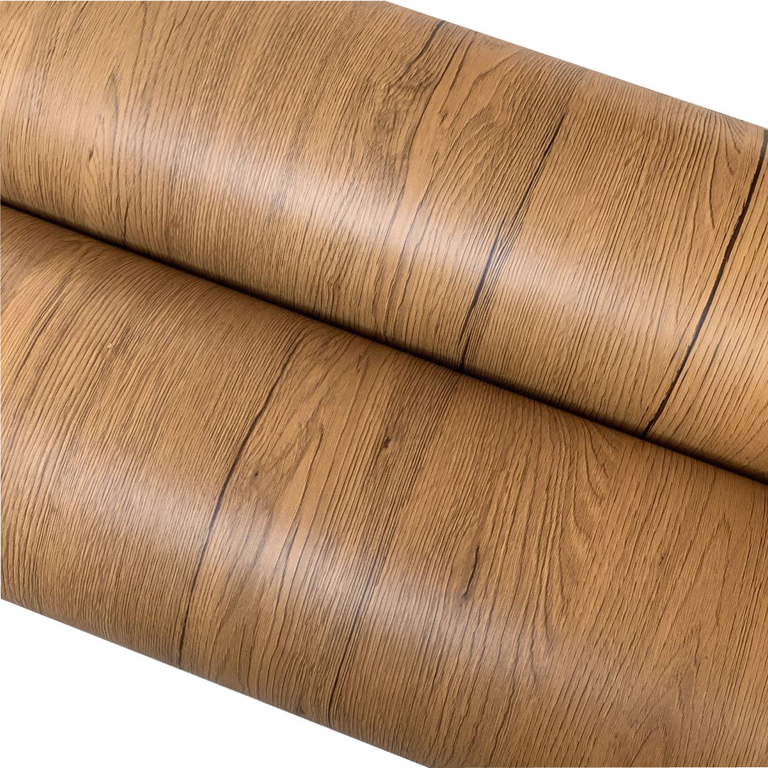 pvc装饰贴膜木纹自粘墙纸壁纸展柜贴纸特厚软装墙贴