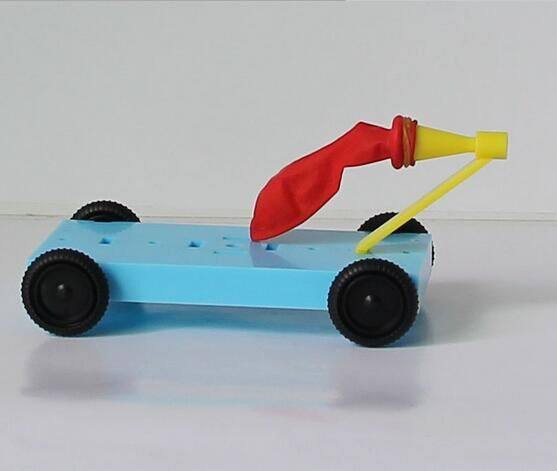 气球反冲小车小学生科技小制作幼儿园科学实验玩具小发明diy材料