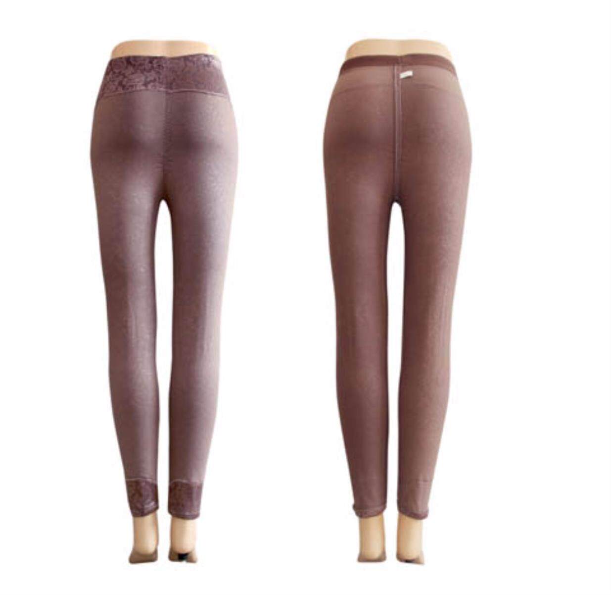 秋裤女2019新薄款加拉绒线衬裤内穿高腰滑面保暖裤女偏胖棉裤