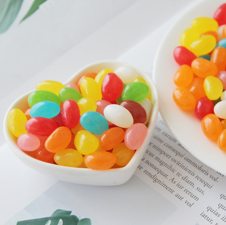 软糖一斤包邮果味500克彩色糖豆散装儿童节礼物糖果