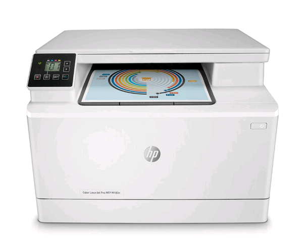 hp惠普m180n彩色激光打印机多功能一体机复印件扫描彩色激光多功能