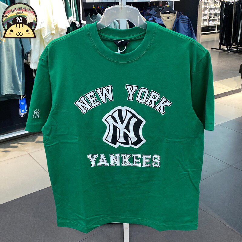 mlb短袖2023夏季洋基队ny字母印花男女女同运动t恤