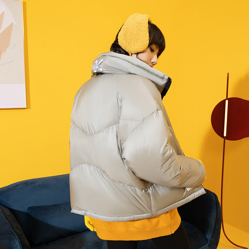 羽绒服kakao联名2021秋冬季新款女生短款保暖时尚运动羽绒服