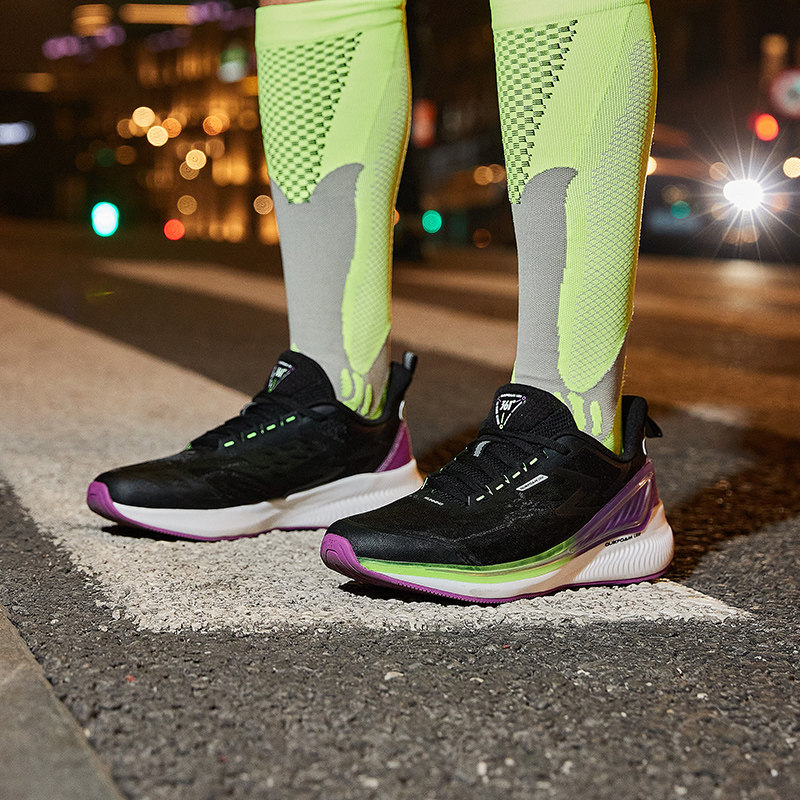 夜影361男鞋运动鞋2021春季新款减震耐磨跑鞋轻便透气跑步鞋男士