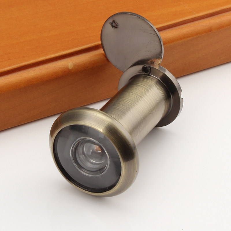 固特猫眼门镜高清锌合金拉丝防盗门防盗防撬房门门镜