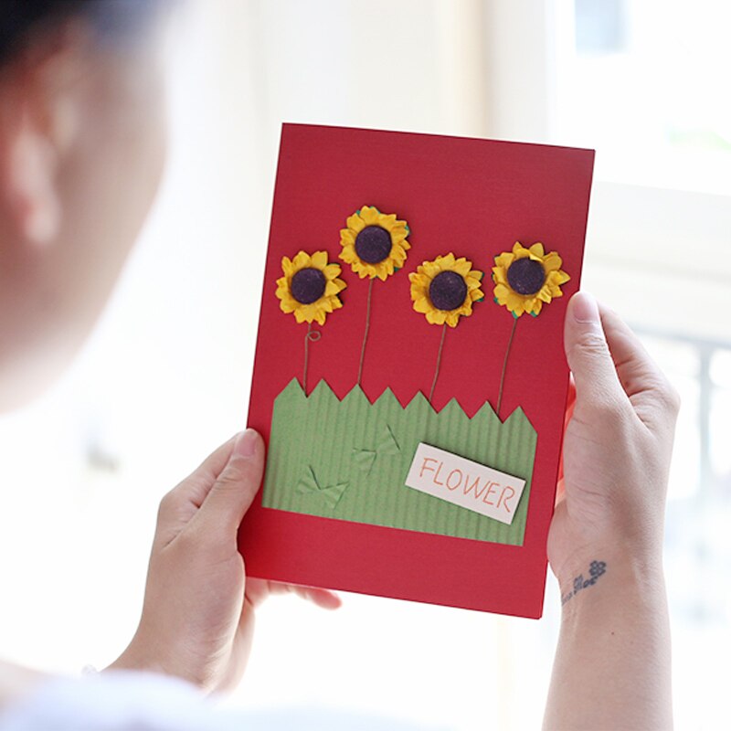 成品毕业家长学校自制亲子现货包亲子材料diy贺卡