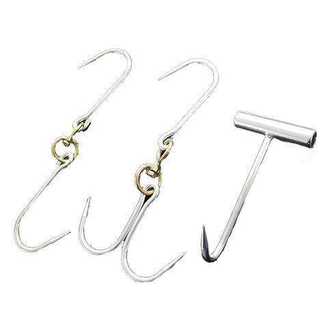 挂肉屠夫配件丁钓字型钩丁超市抓钩钩子尖头吊钩