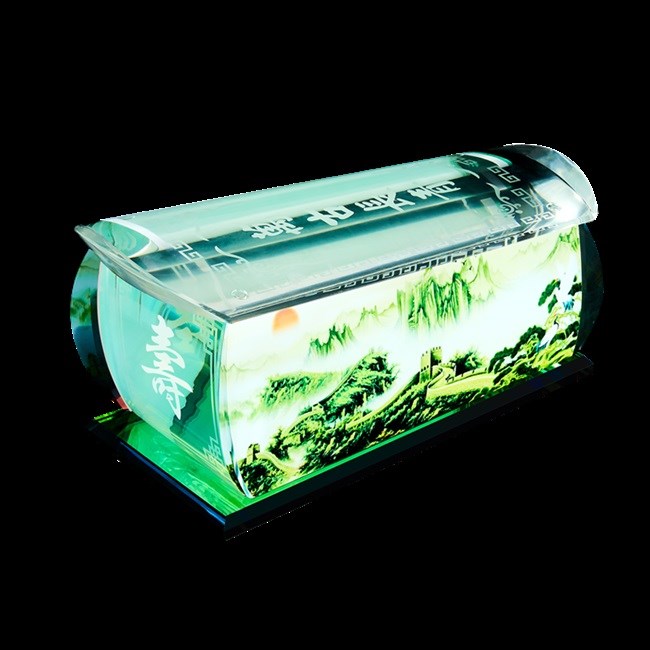 水晶骨灰盒定制陶瓷龙凤棺材传统寿材下葬用品骨灰盒