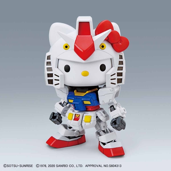 预订 万代 sdex rx-78 元祖高达 hello kitty 凯蒂猫 40周年款