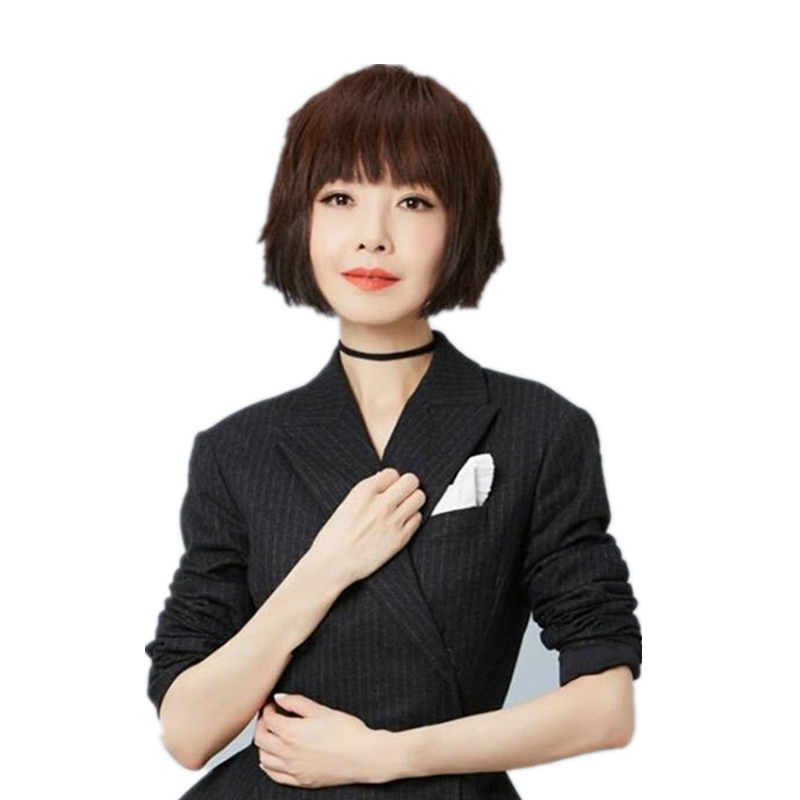 漂亮时代鲁豫同款短发蓬松减龄气质波波头全其它假发