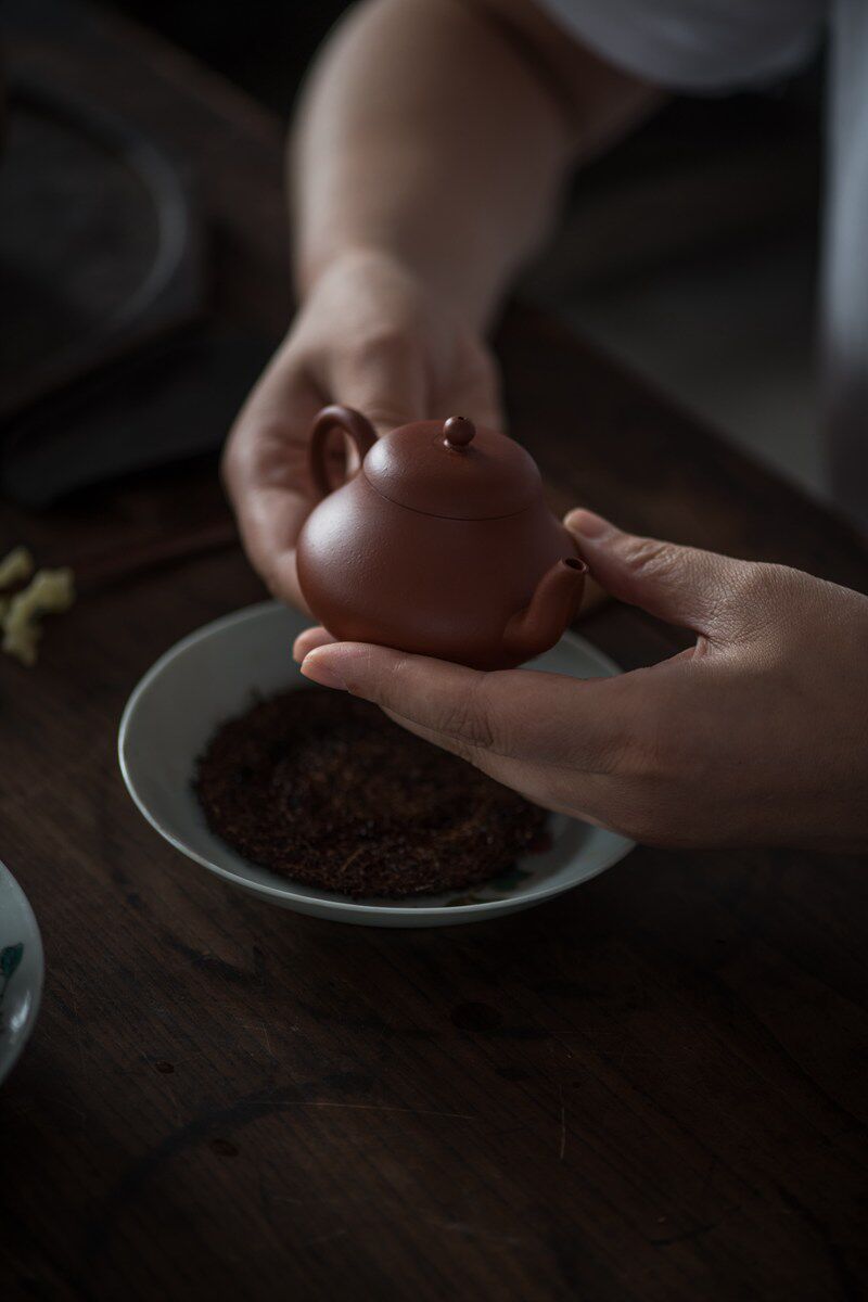 宜兴紫砂壶功夫茶岩茶乌龙茶具原矿赵庄朱茶壶