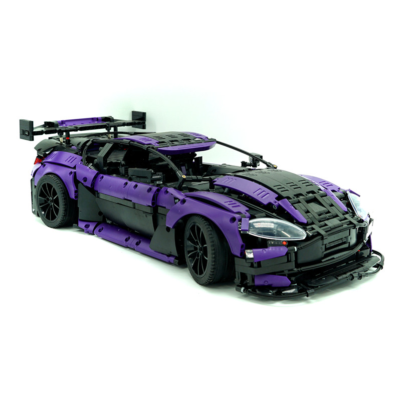 乐高阿斯顿马丁gt3跑车模型moc科技系列拼装玩具建构