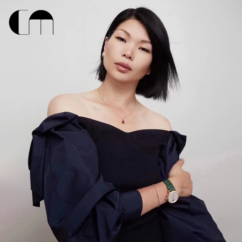 吕燕露肩造型新款秋冬21年设计师moi王子文comme衬衫