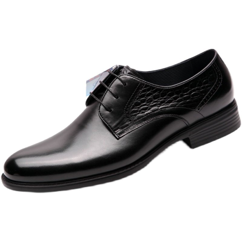沙驰男鞋2022春季新款高端商务务正宴会皮鞋正装皮鞋