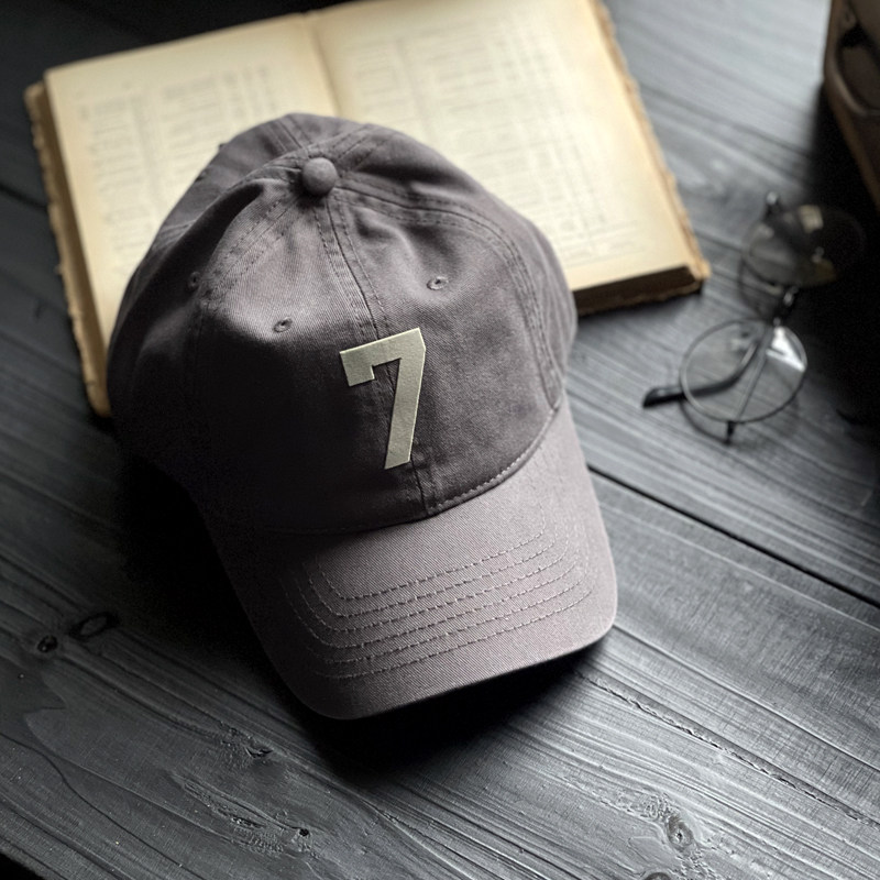 fog主线数字软顶棒球帽男女潮牌上帝灰色fg帽子