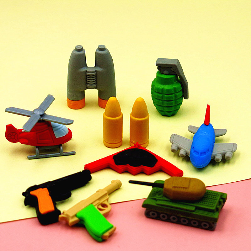 可爱创意卡通汉堡蛋糕寿司口红橡皮擦拼装擦干净橡皮