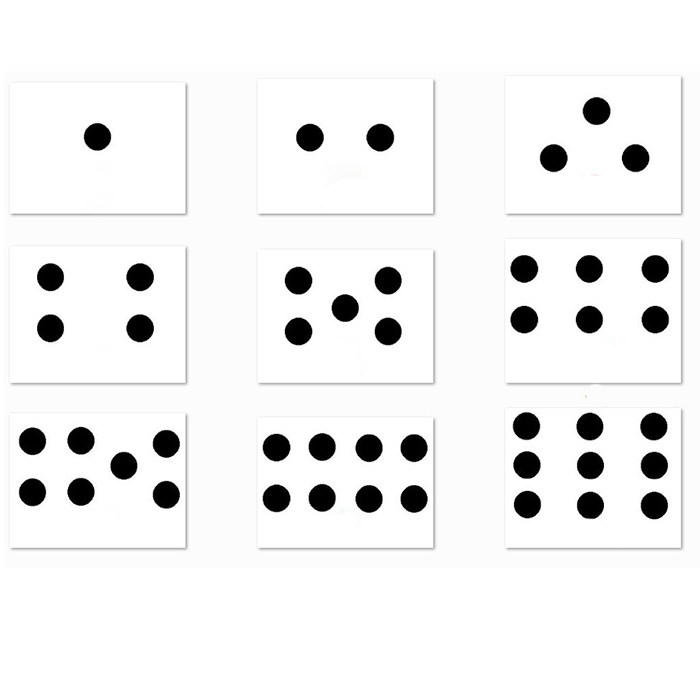 数字点数卡片宝宝早教启蒙认知符号自闭症儿童孤独症康复训练教具