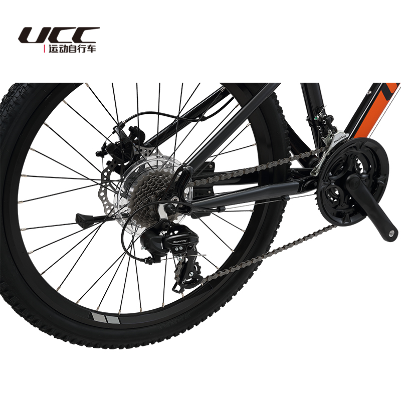 ucc新品童车ace24儿童山地自行车24寸碟刹铝合金儿童自行车
