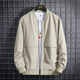 2020 new men's jacket fall versatile solid color long sleeve cardigan youth slim handsome casual baseball uniform 2020 new men's jacket fall versatile solid color long sleeve cardigan youth slim handsome casual baseball uniform