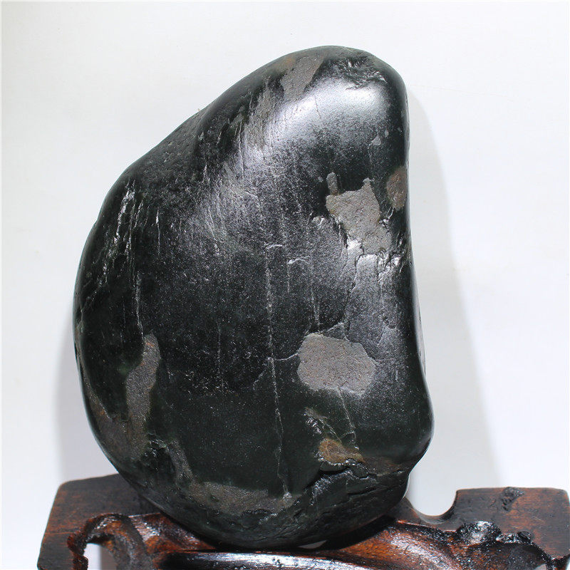 新疆和田籽料原石364克碧玉墨玉雕刻天然玉石珠宝奇石