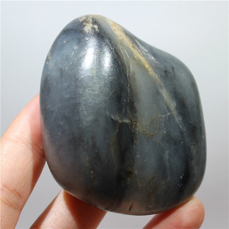 和田青花花籽原石厂家直销青色山水意境适合珠宝奇石