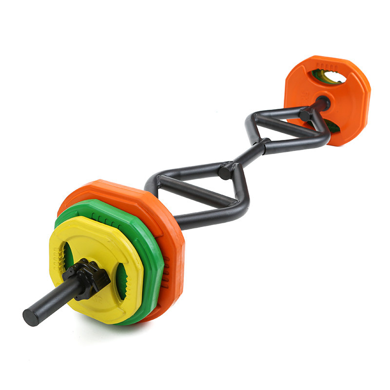 杠铃套装男士家用健身深蹲直杆曲举重器材扛铃杠铃