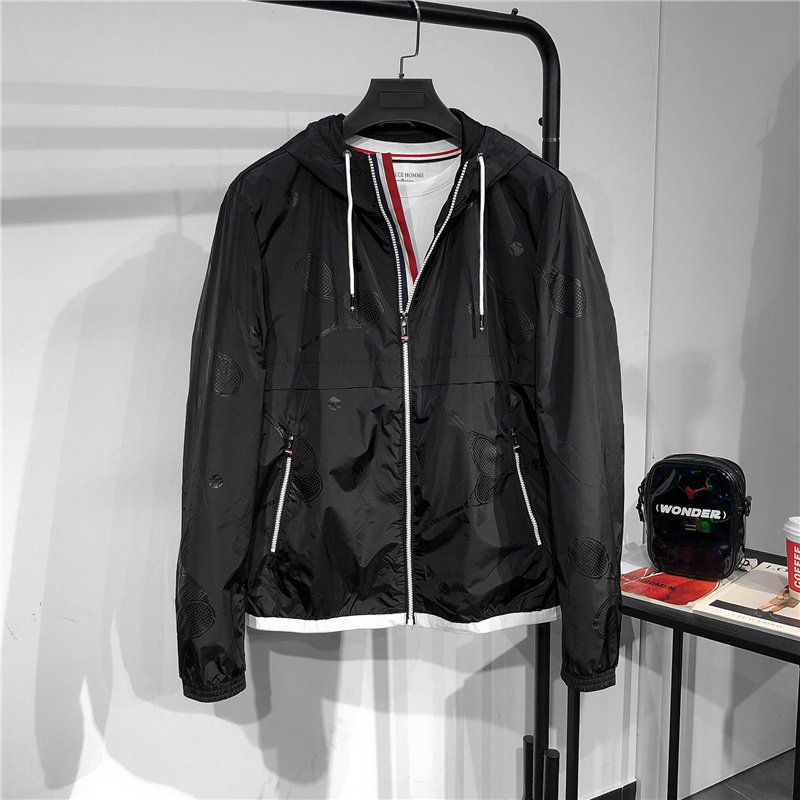 高端强货男士连帽夹克tb外套2020新款秋季夹克