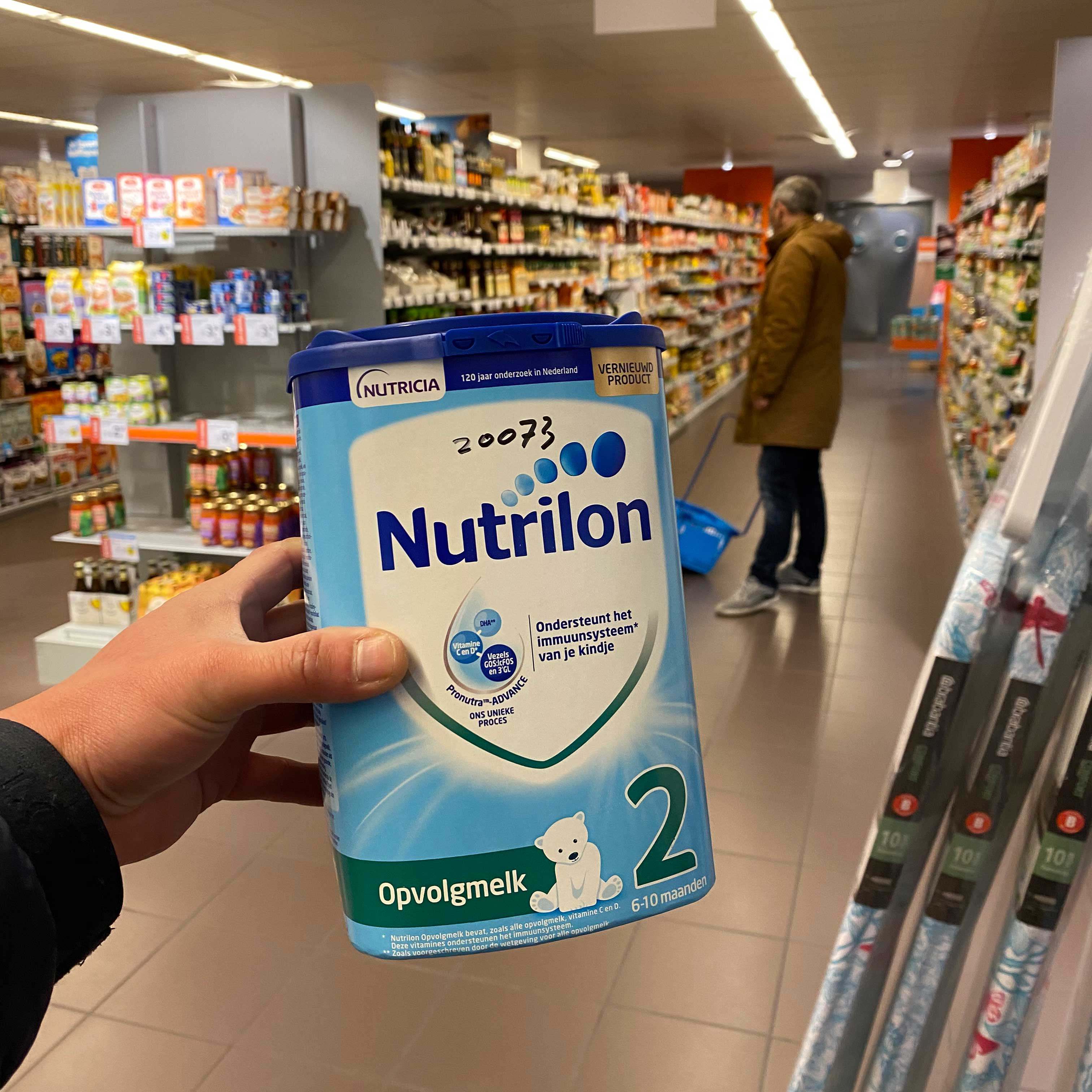 荷兰本土牛栏奶粉2段二段610个月850克标记超市婴幼儿牛奶粉