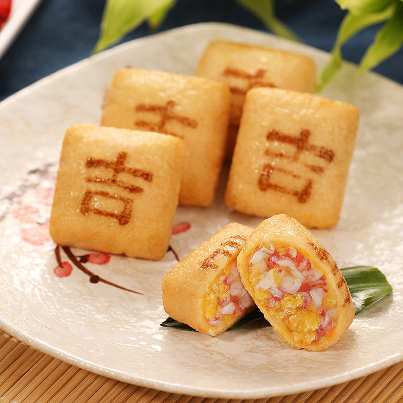 火锅丸子玖嘉久龙龙虾福包福袋子鱼豆腐食材鱼丸