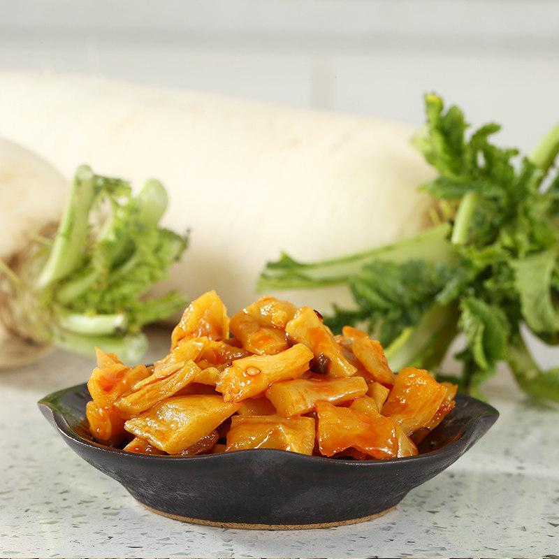 香辣榨菜萝卜干下饭菜拌面拌饭开胃菜咸菜小包腌制