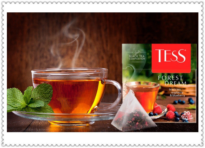 俄罗斯tess花果果茶三角茶包红茶绿茶草本茶水花果果粒茶