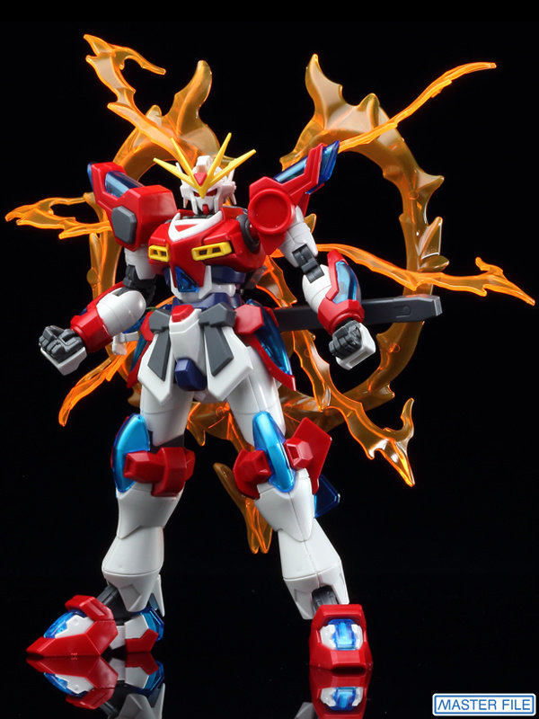 万代拼装高达模型hgbf 043 hg 高达创战者try 神木爆热 燃焰高达