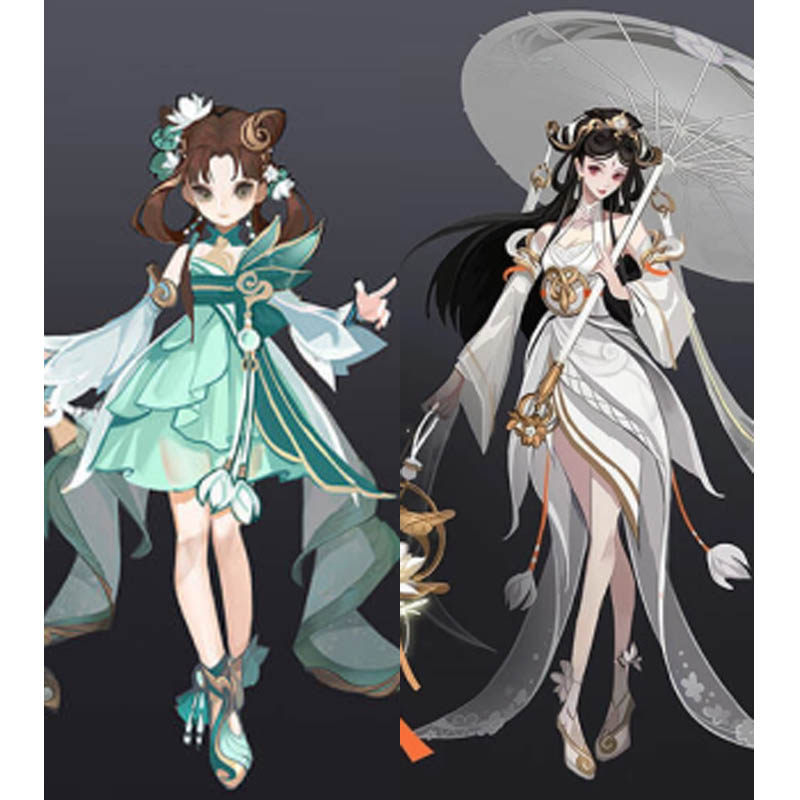 王者荣耀大乔白蛇小乔青蛇优化coscosplaycosplay配件
