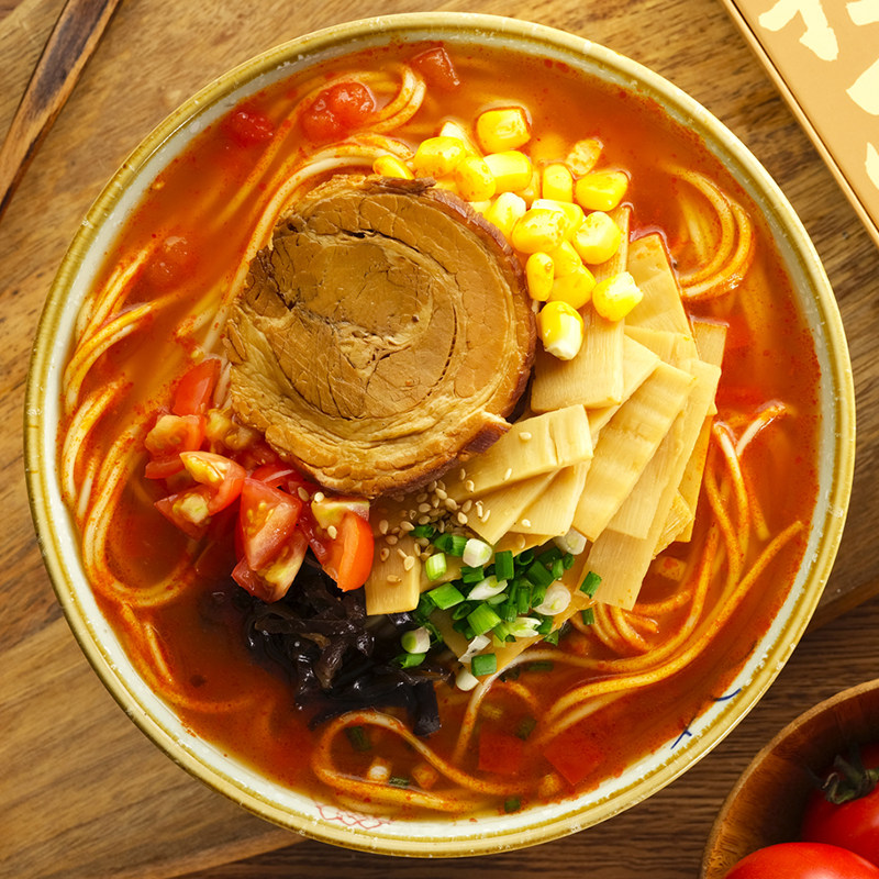 拉面说日式番茄豚骨拉面适合宵夜追剧50元左右吃货礼物