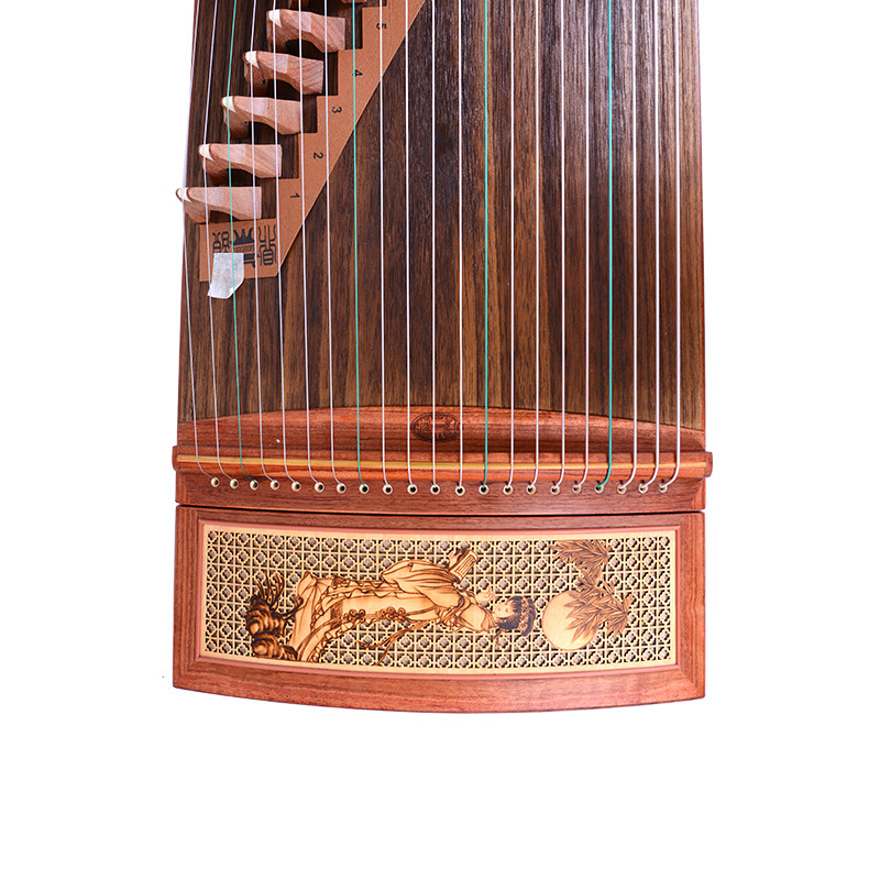 鼎韵上海903l霓裳月色花梨烙画考级演奏古筝古筝