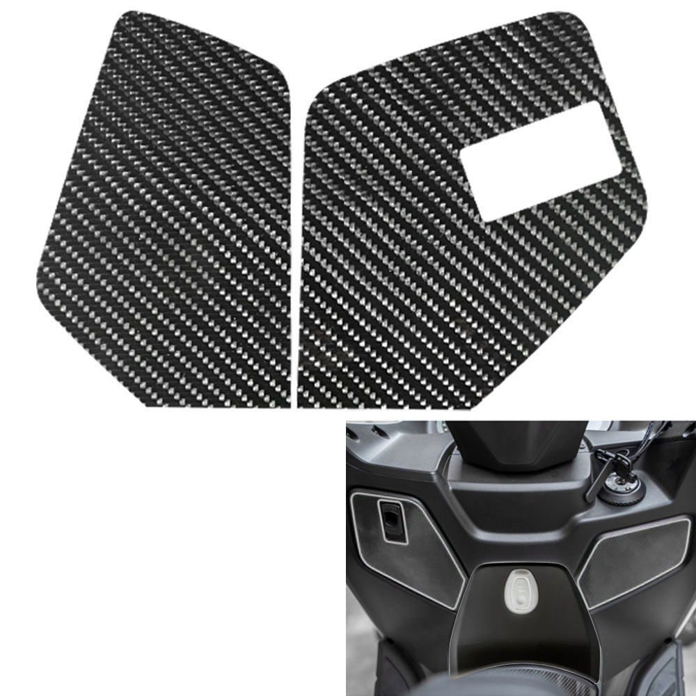 碳纤维适用光阳赛艇ct250ct300改装车身踏板贴纸保护贴纸