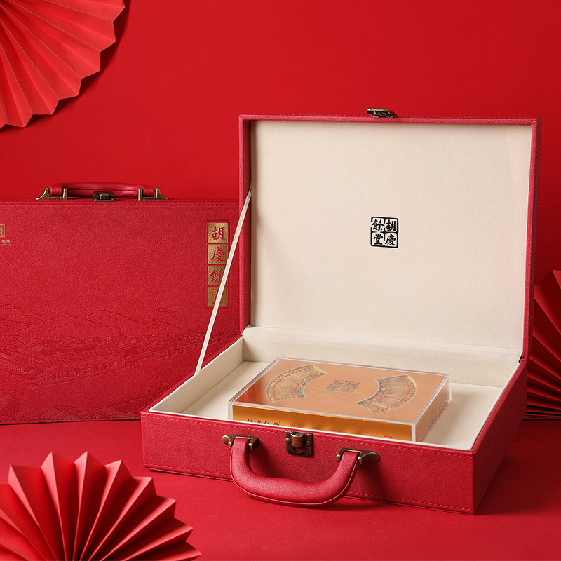 杭州胡庆余堂冬虫夏草 10克礼盒 皮质高档奢华礼盒精装版佳节礼