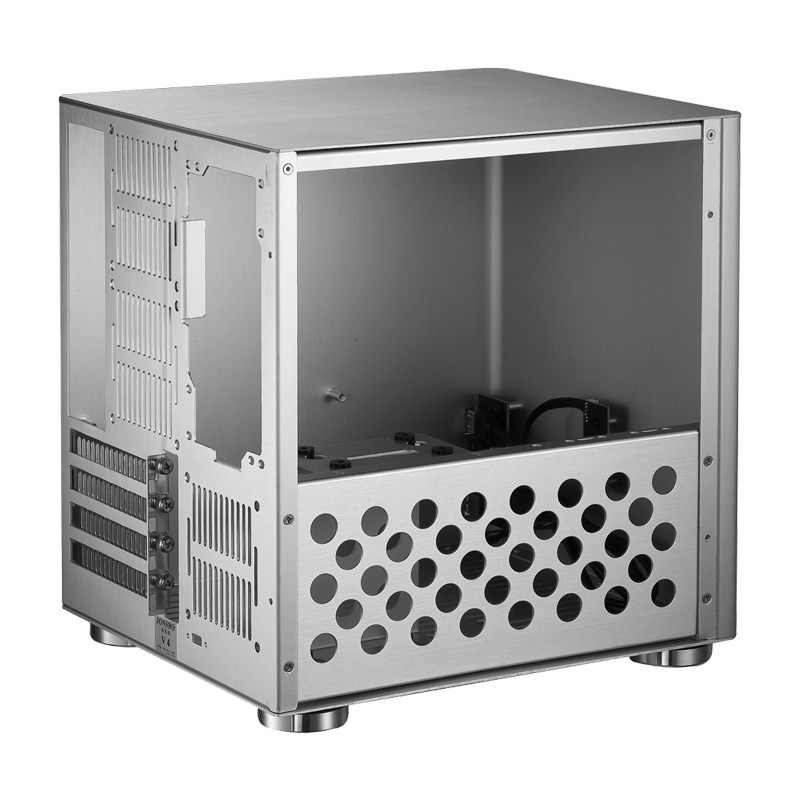 机箱乔思伯jonsbov4迷你matxitx全铝htpc办公机箱