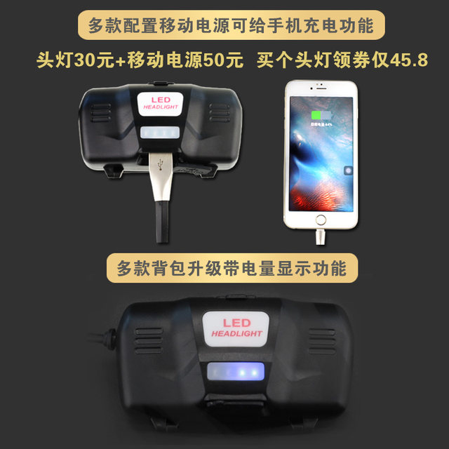LED headlight glare charge ultra-bright headlights Outdoor remote sensing night fishing small xenon mine lamp LED headlight glare charge ultra-bright headlights Outdoor remote sensing night fishing small xenon mine lamp