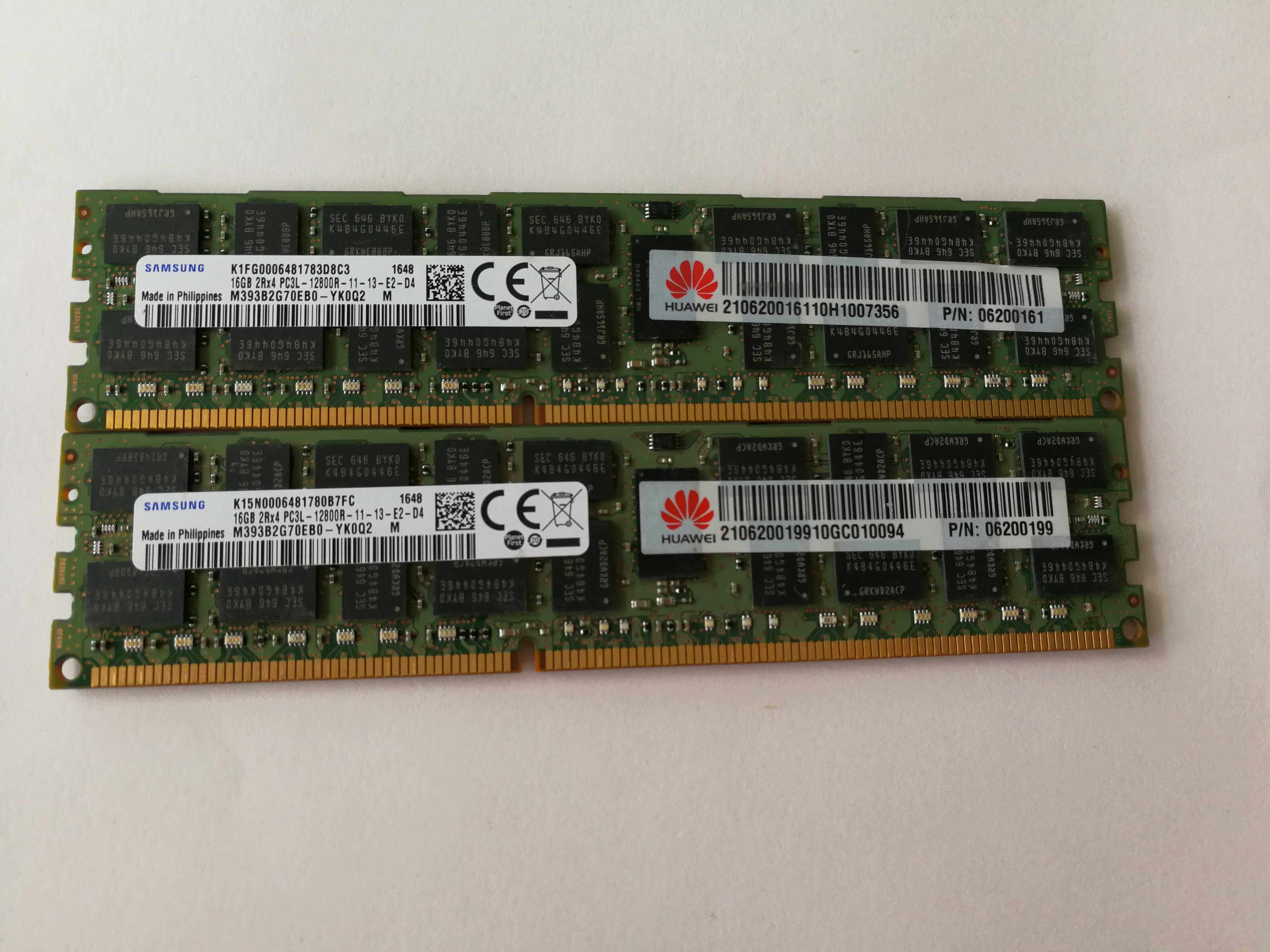 华为rh2285rh5885hv3rh2288v2服务器内存条16g1600内存