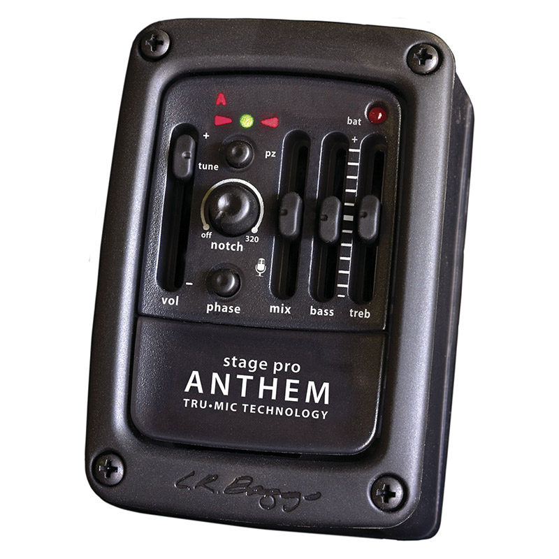 lrbaggsstageproanthem压感麦克模式原声吉他lr拾音器