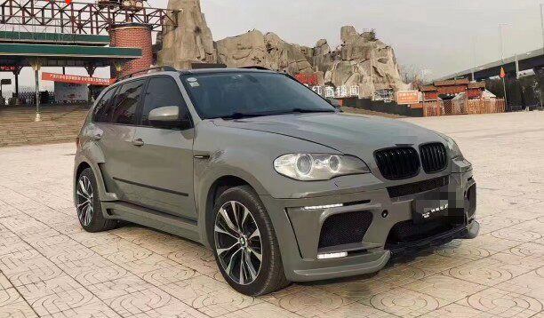 包围适用于0913年宝马x5e70改装哈曼大包x5m宽体汽车包围