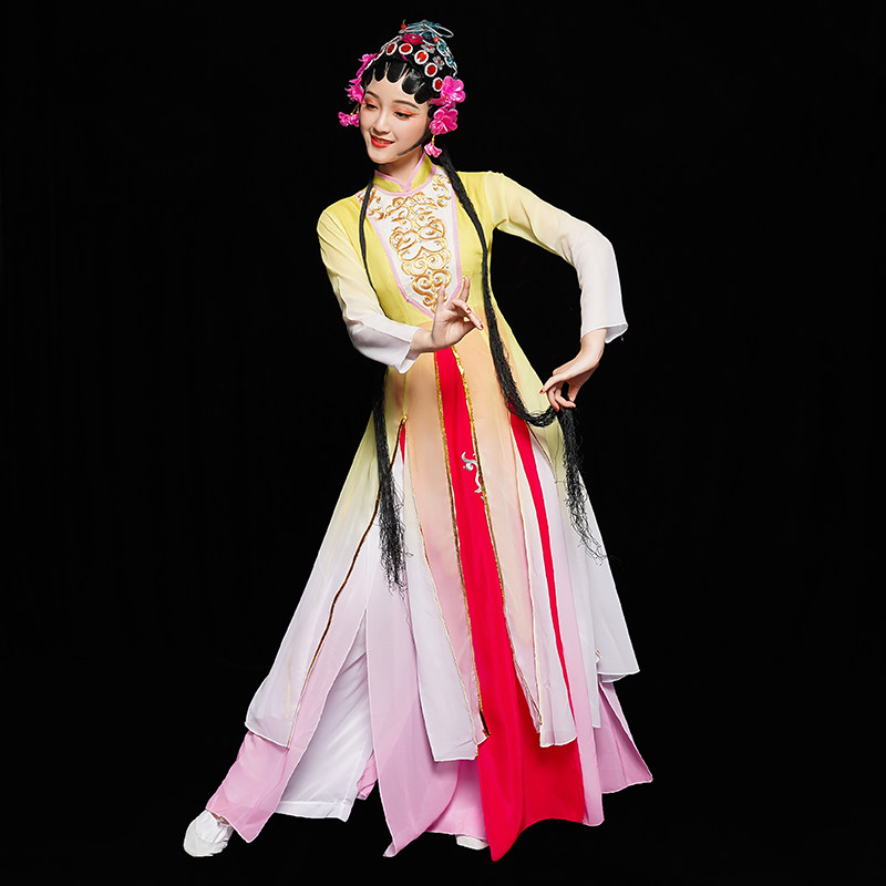 戏曲服装女俏花旦越剧京剧扇子舞蹈服戏服中民族服装